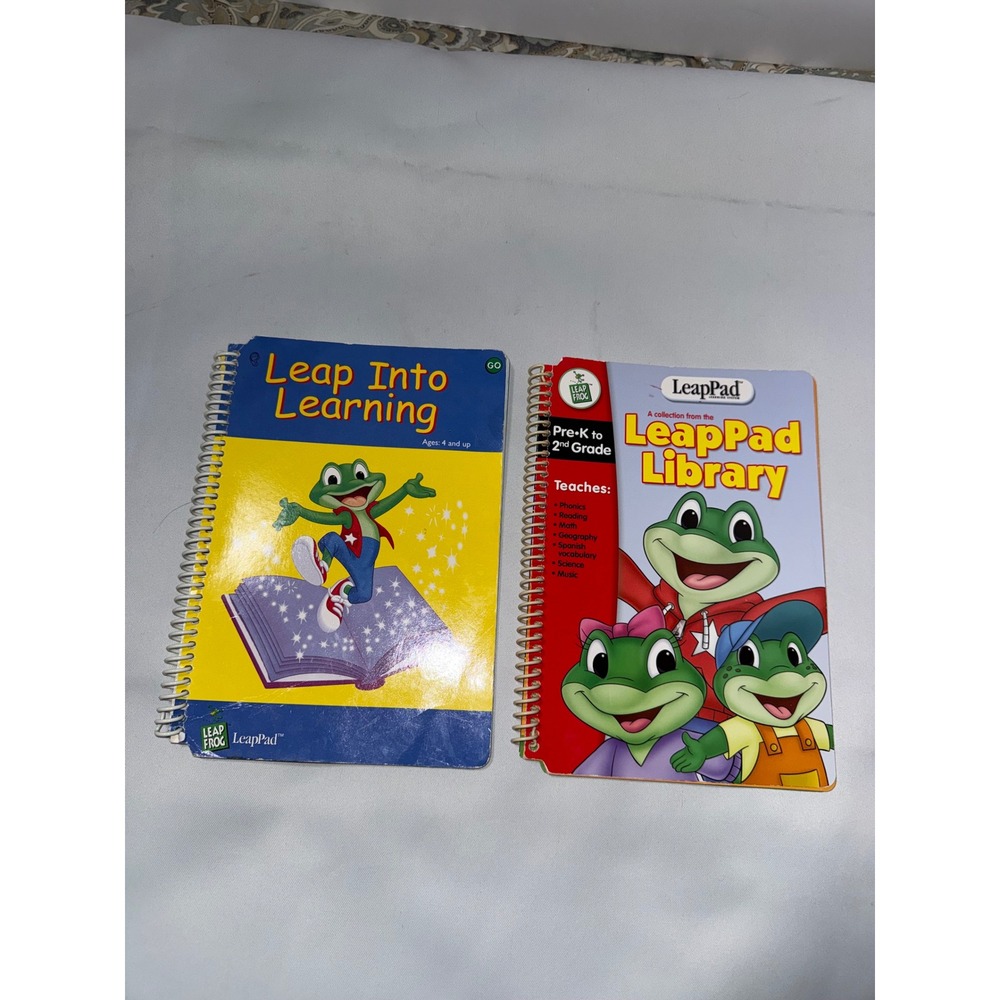 LeapFrog LeapPad Books Leap Into Learning & LeapPad Library Pre-K 2nd Grade Set